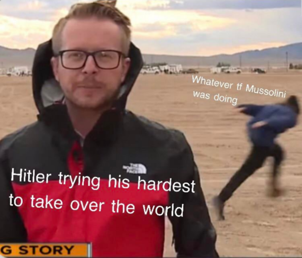 Whatever he was doing