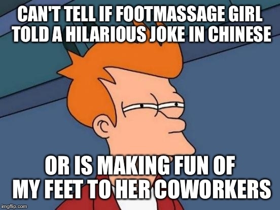 Whatever it was they sure laughed a lot