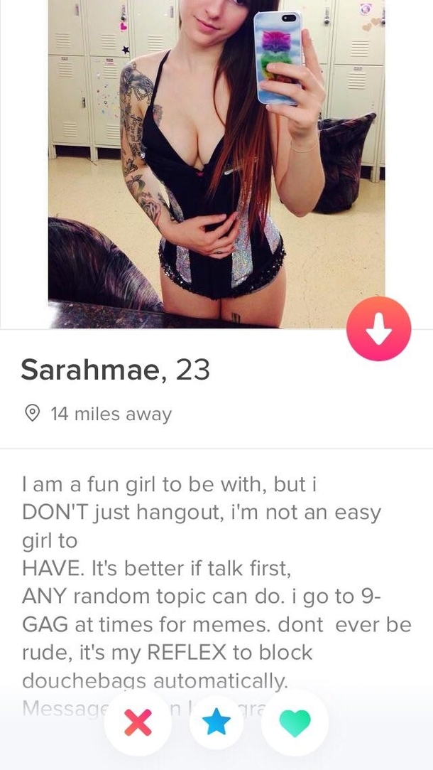 Whats wrong with this profile and picture