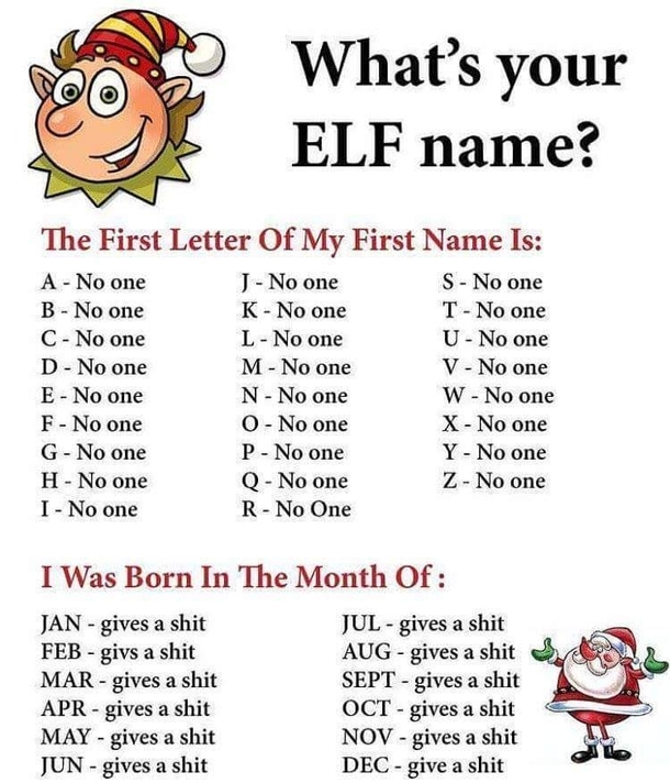 Whats your Elf Name