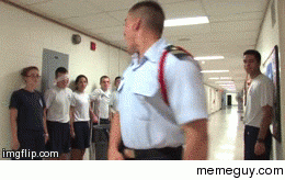 When a person I know walks in on me yelling at someone