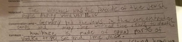 When a rd grader uses google to complete their homework