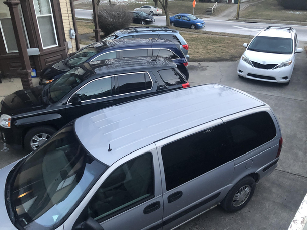 When all of their adult kids come to visit my parents driveway looks like a used mini van dealership