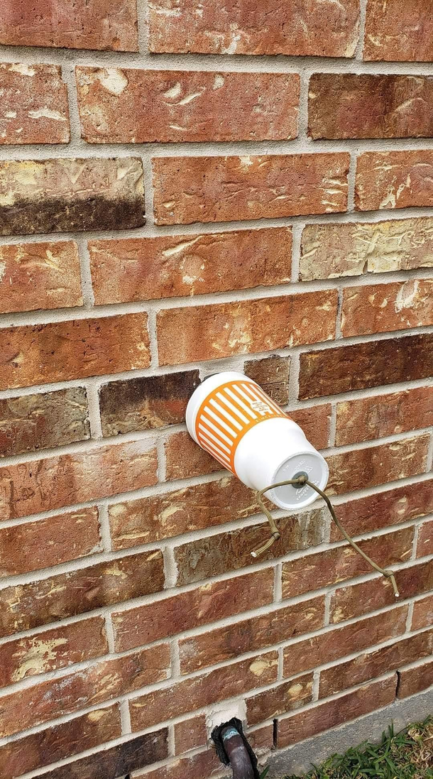 When Home Depot is out of faucet covers you do what you gotta do