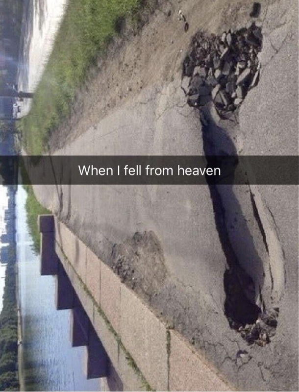 When I fell from heaven