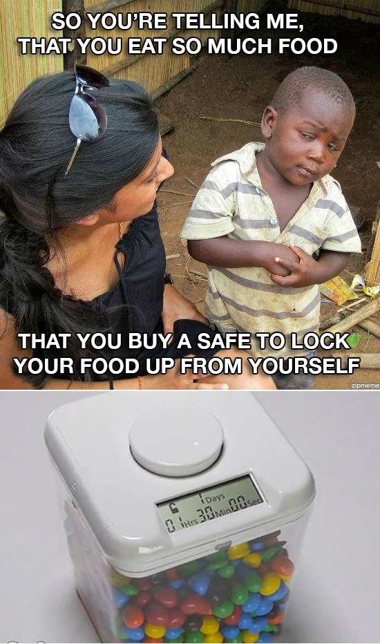 When I found out people buy kitchen safes