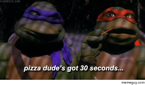 When I order pizza at am on the verge of passing out