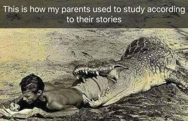 When I was your age  