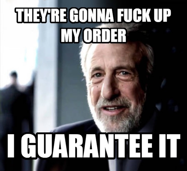 When Im at the drive-thru at McDonalds and I hear Uhwhats the button for in the background from the speaker box