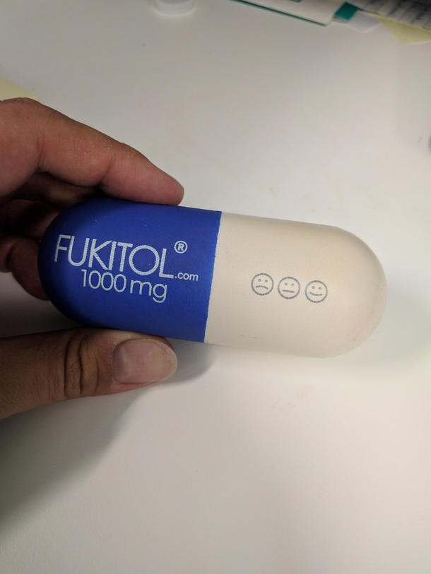 When life gets you downAND its a suppository