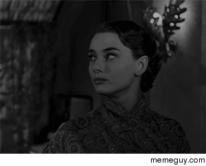 When my classy Audrey Hepburn gif is beaten out by MRW discussing penis