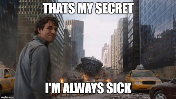 When my coworkers ask me how I never get sick
