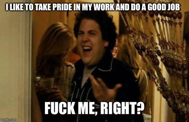 When my coworkers at a new job get mad for me making them look bad