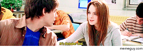 When my crush asks me what today is