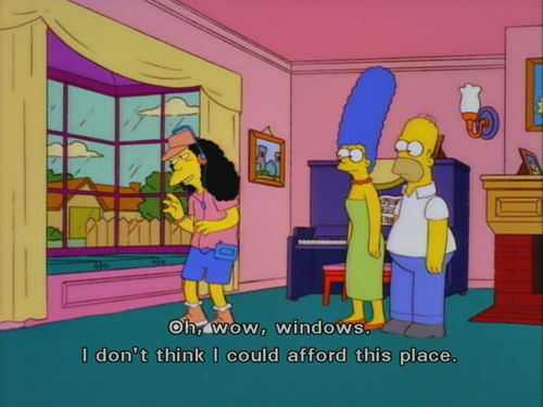When my friends invite me over to their new house