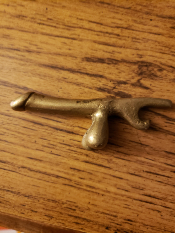 When my grandfather passed I got a new bottle opener Looks homemade I just hope not to scale
