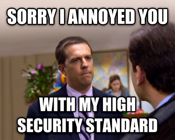 When my hoster complains about my password being too long