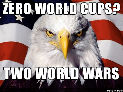 When my Italian buddy was ribbing me about USAs lack of success in World Cups