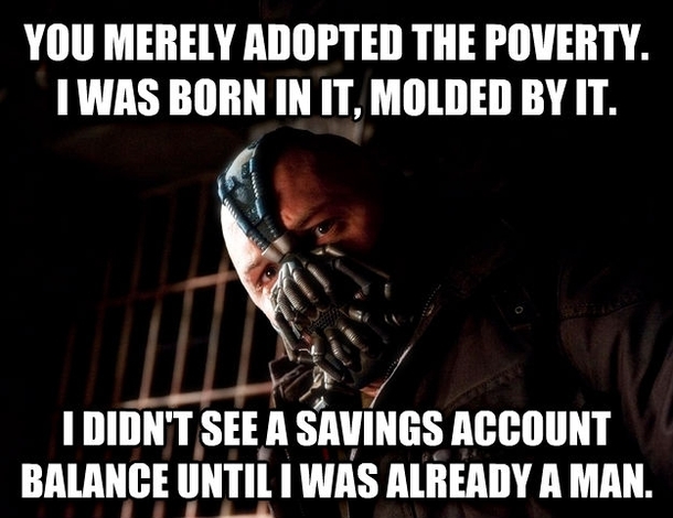 When my roommates complain about not having any money