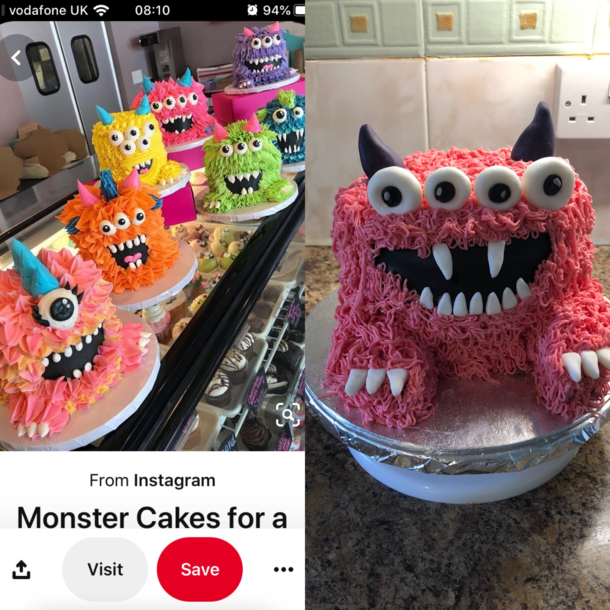 When my wife showed me the Pinterest pic I will admit I had doubts Yet again she proved me wrong