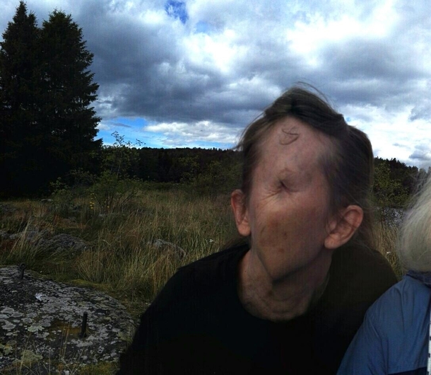 When panorama mode literally turns your mom into an asshole