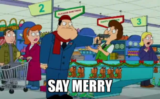When people say Happy Christmas