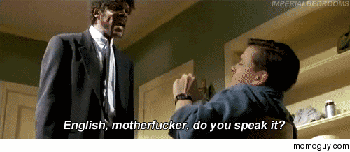 When people start typing with nothing but acronyms
