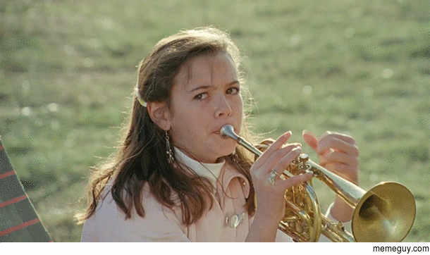 When someone tells me I cant toot my own horn