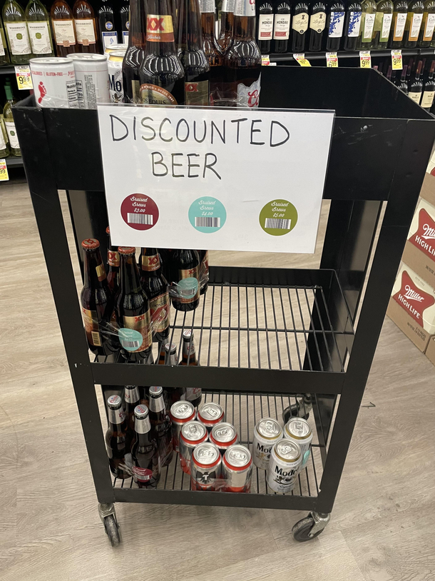 When spending that stimulus check consider giving an abandoned beer a home Sad sight
