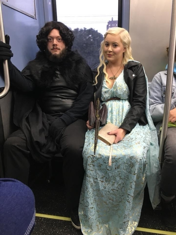 When the boat to Winterfell is full so you have to take the train