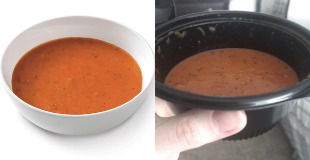 When the bowl of soup you doordashed is more like a shot of soup