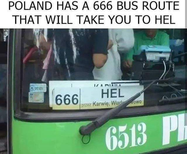 When the bus brings you to hell