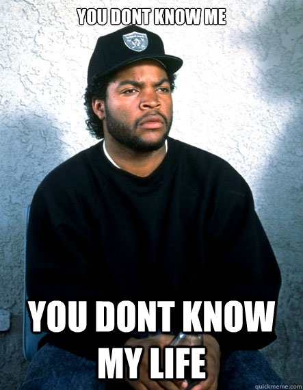 When the cashier looks at my credit card and then calls me by my first name