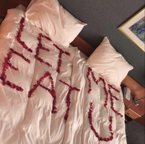 When the date goes to the motel but you do improv