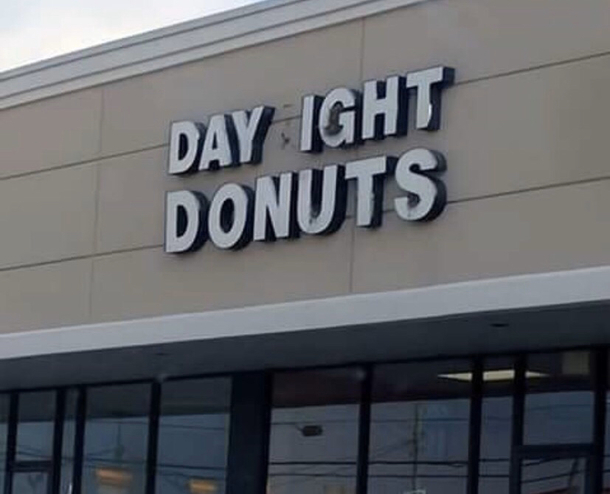 When the donuts arent great but they arent bad either