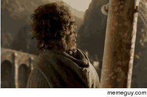 when the doorbell rings and I know its the pizza guy