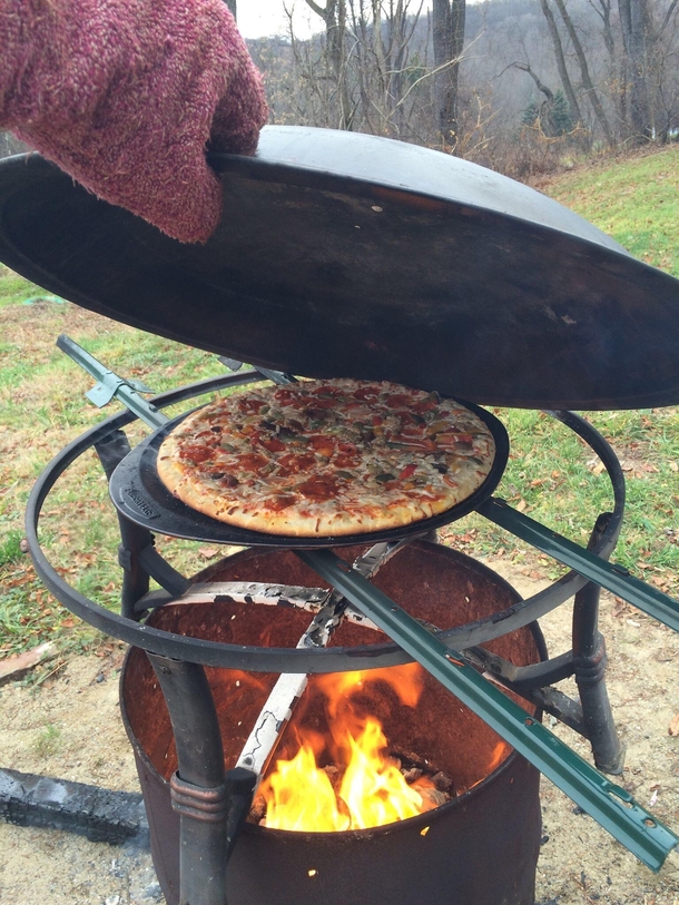 When the oven is on the fritz but pizza is life