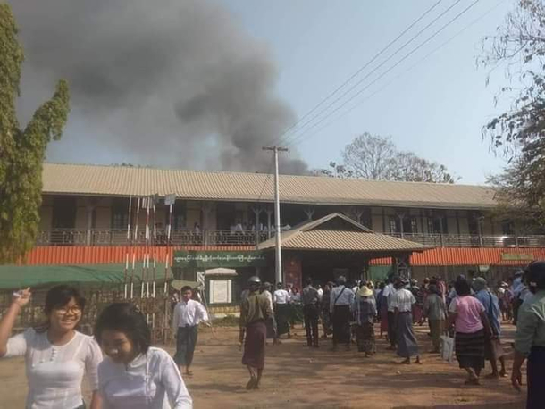 When the school is burning on final examination day of the year