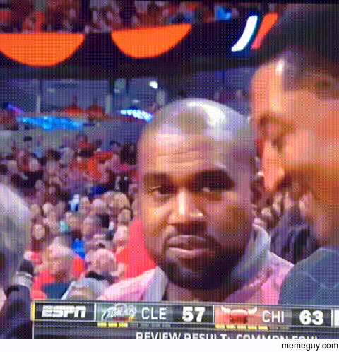 When you are having fun then you remember you are Kanye West