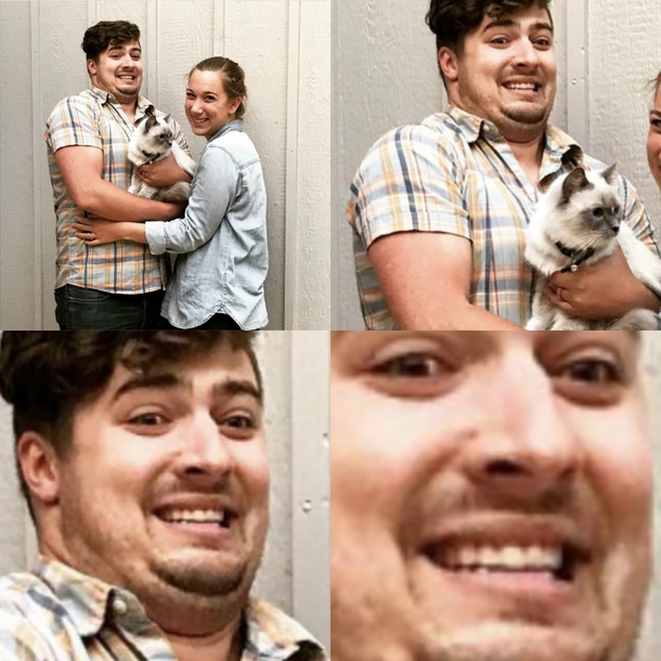 When you dont want a cat but she does so you compromise and get a cat