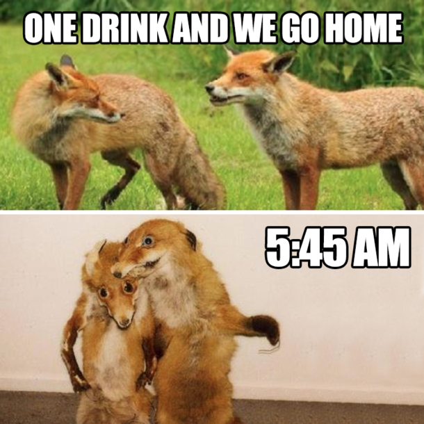 When you go out with the right people