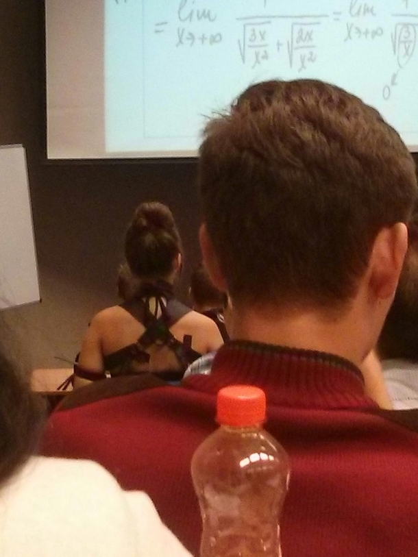 When you have lecture at  and bdsm session at 