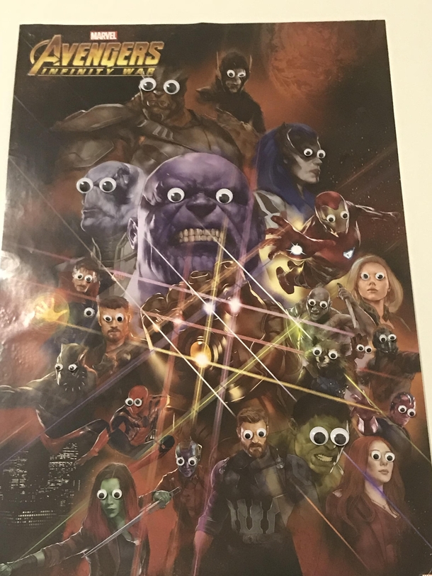 When you have to study for a test but you have leftover Googly eyes