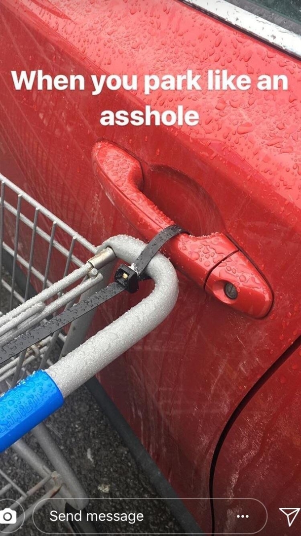 When you park like an asshole