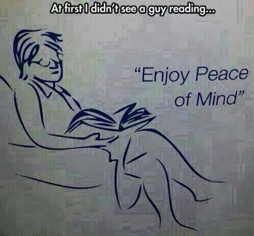 When you stop seeing it