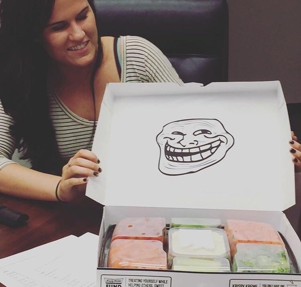 When you think someone brings donuts to work and its actually veggies