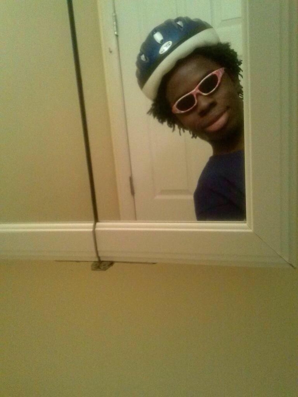 When you walk by a mirror at a party and youre trashed - Meme Guy
