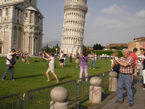 When you want to do a bit of sight-seeing but the place is filled with practicing mime artists