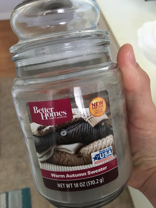 When you want your house to smell like grandpa