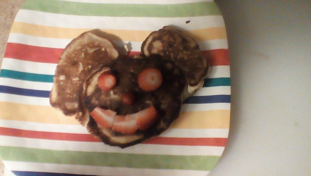 When your daughter asks for Mickey Mouse pancakes and you give her an everlasting nightmare instead